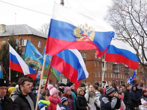 Митинг в поддержку Крыма в Узловой_2